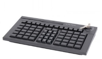 POS клавиатура Poscenter S67B Lite (USB, Ключ, Черная) 